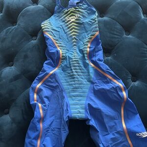 Speedo Vibrant Blue Tech Swimsuit